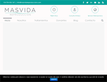 Tablet Screenshot of masvidareproduccion.com